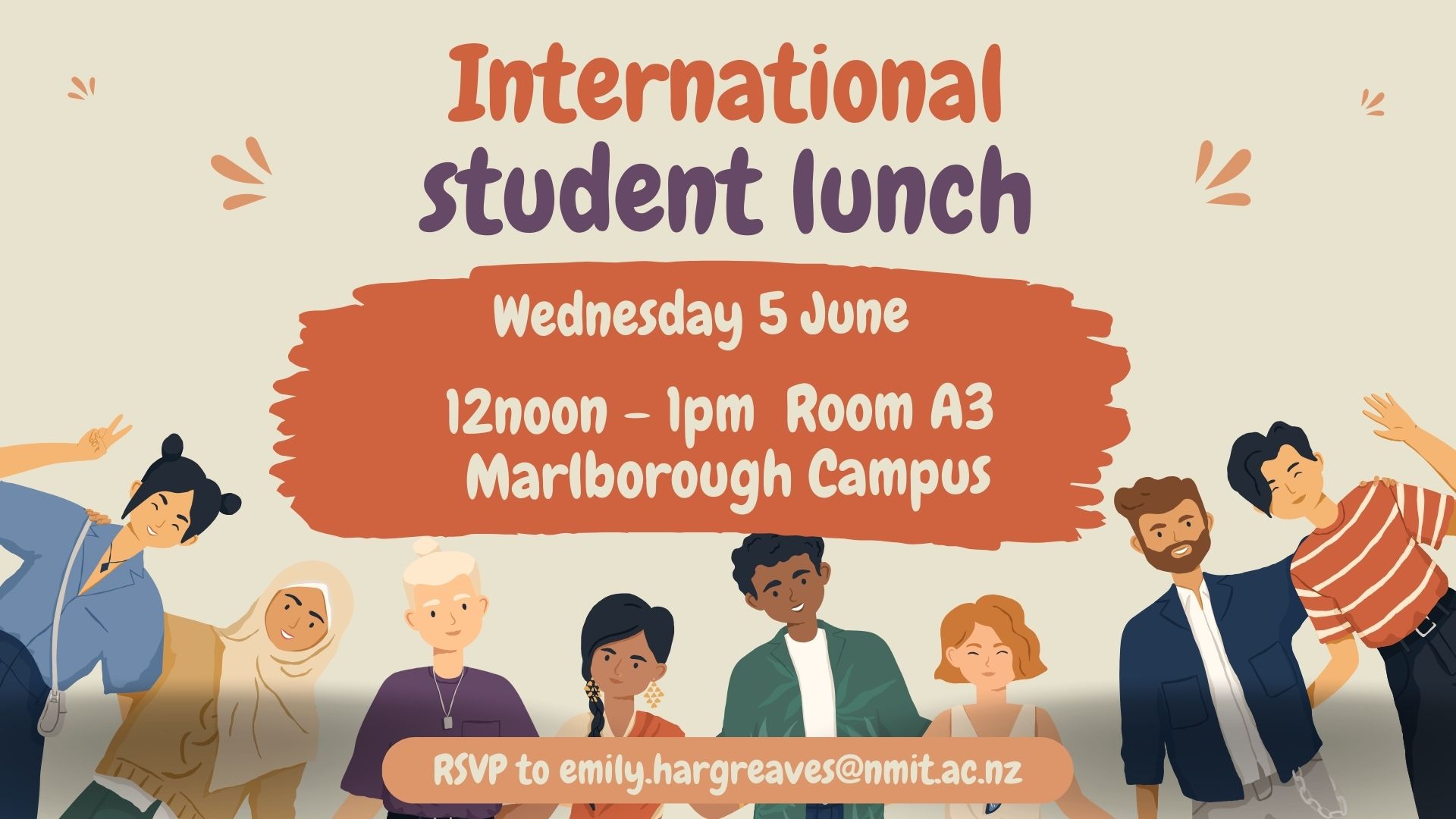2marlborough International Student Lunch Digital Slide