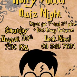 Harry potter quiz night