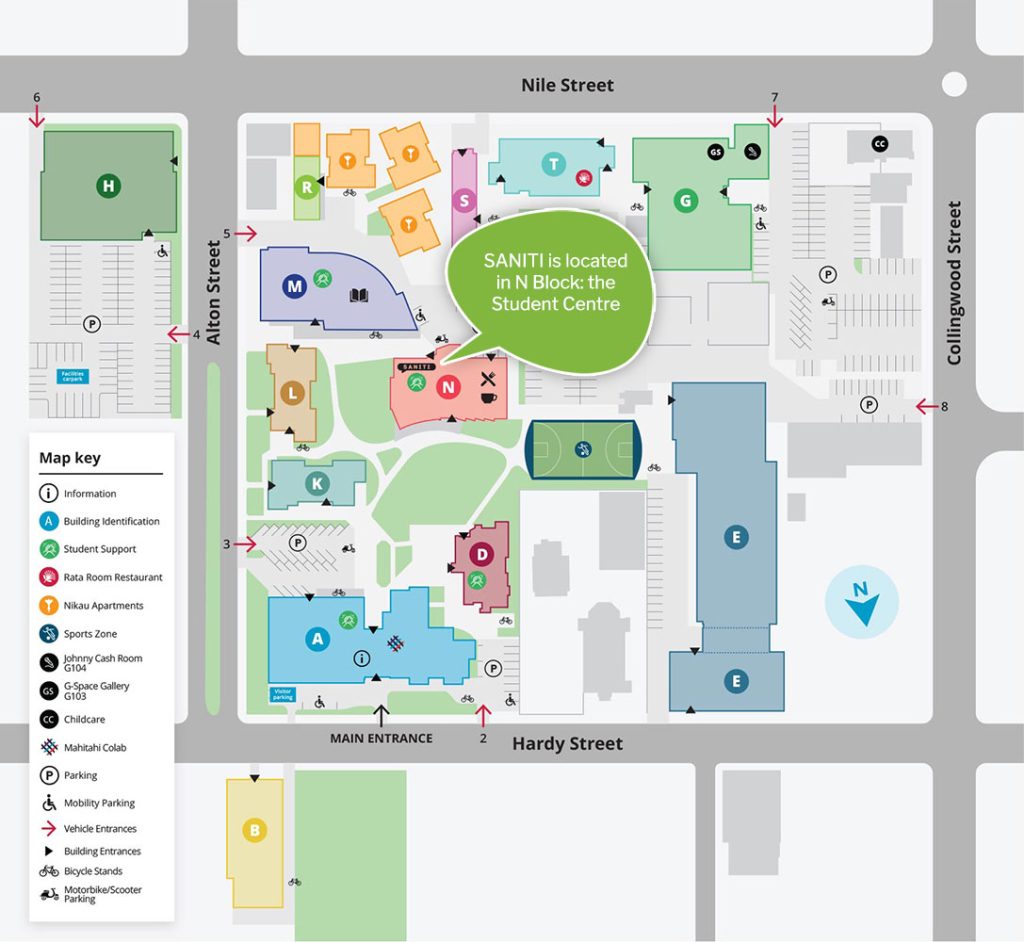 Nelson Campus Map
