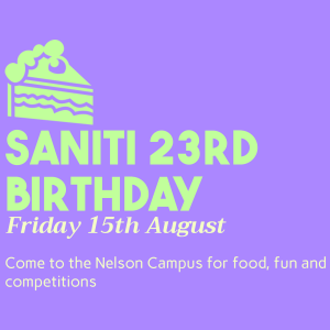 Saniti23rd birthday header event